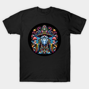 Hippie Mushroom Wizard T-Shirt